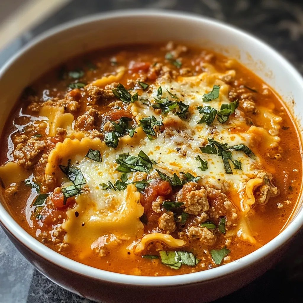 Easy Made Lasagna Soup Recipe By Lily Carter