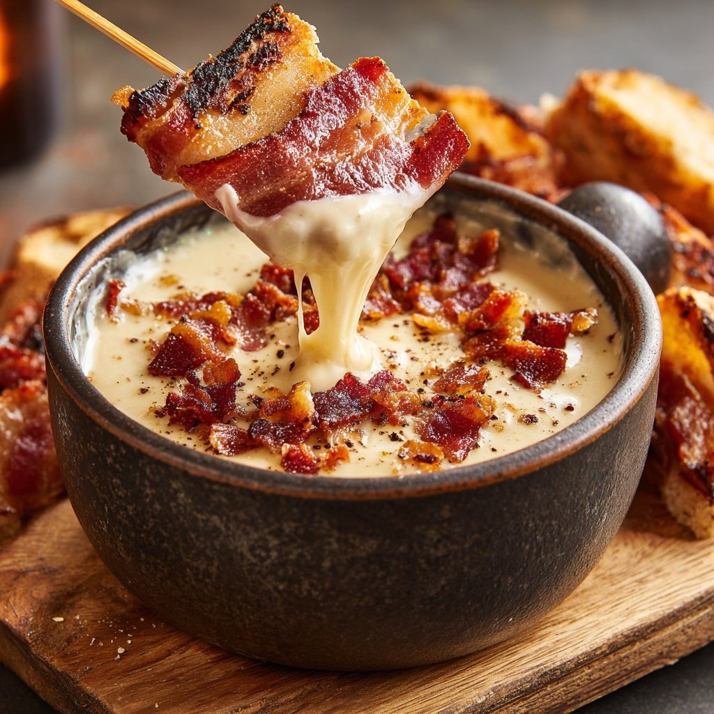 Luscious Maple Bacon Fondue