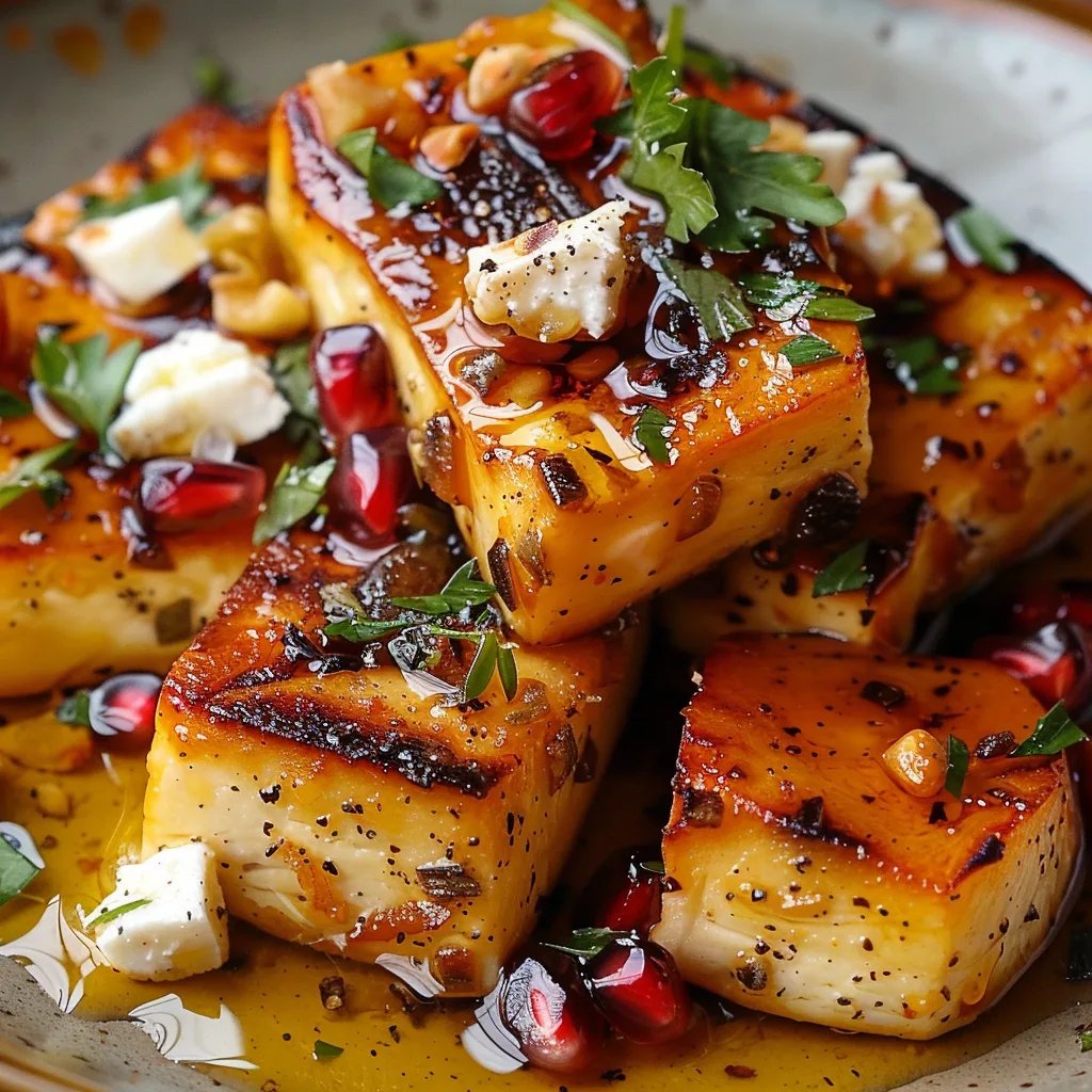 Baked Feta with Pomegranate & Honey