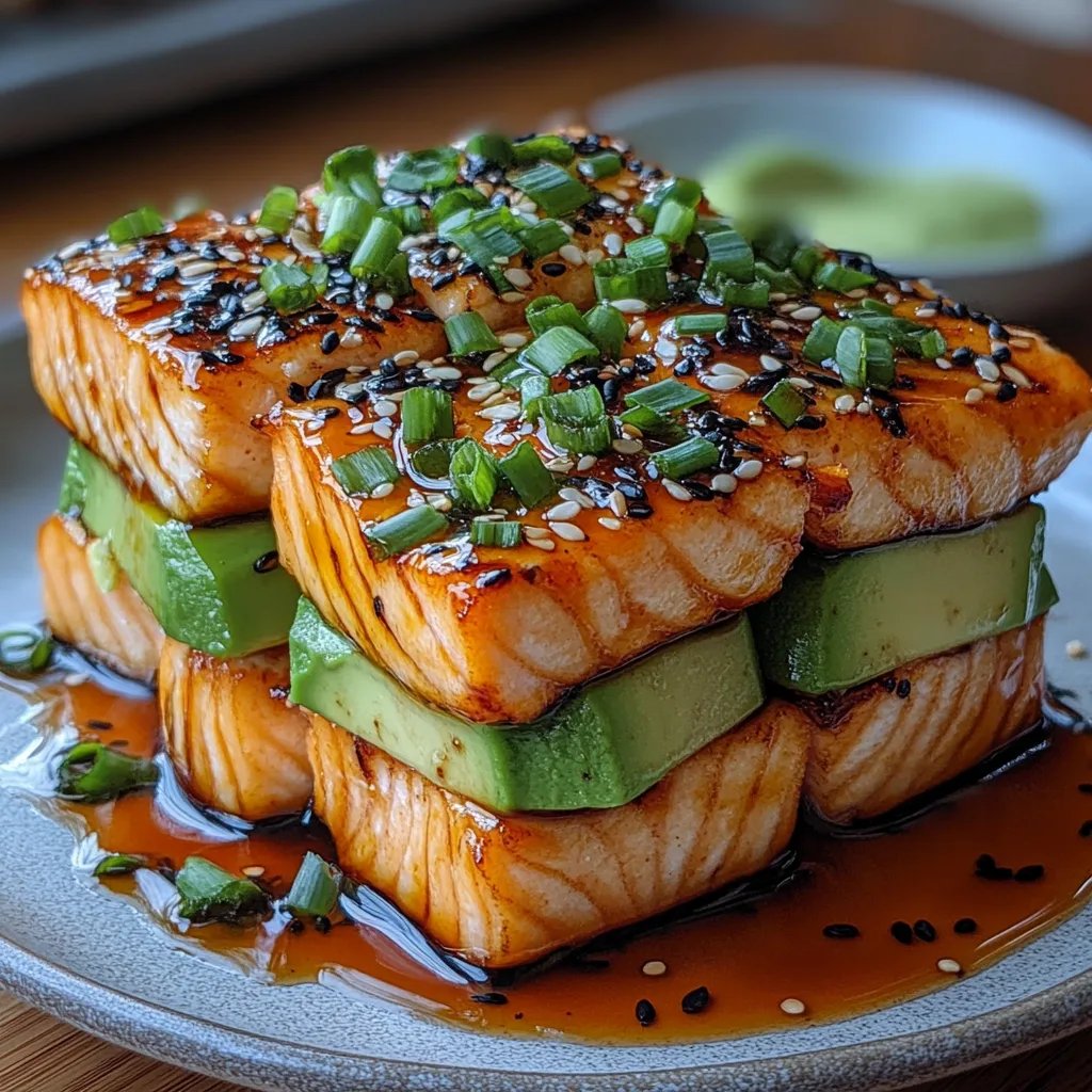 Teriyaki Salmon Avocado Rice Stack: An Incredible Ultimate Guide