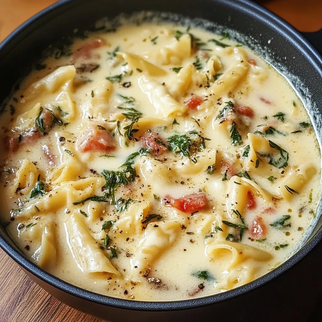 Easy White Lasagna Soup