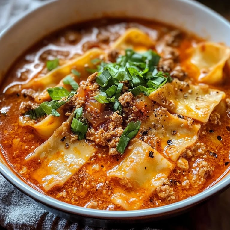 TikTok Famous Lasagna Soup