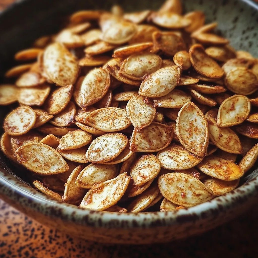 Caramelized Spicy Pumpkin Seeds