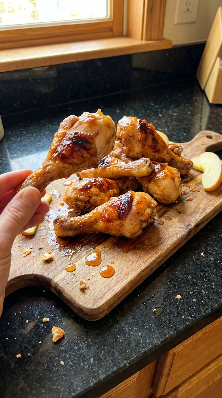 Cider-Glazed Chicken Drumsticks