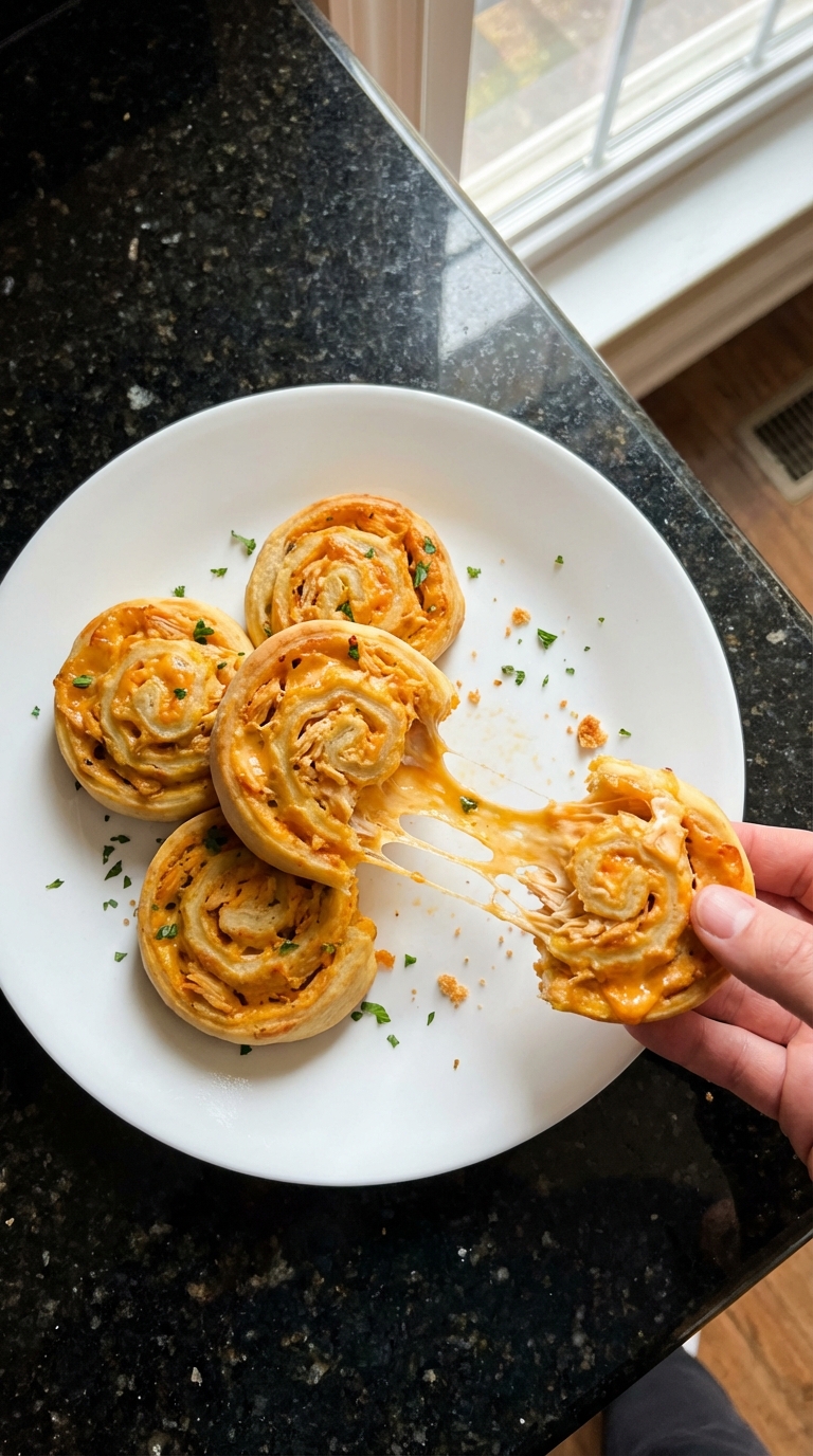 Buffalo Chicken Pinwheels Recipe