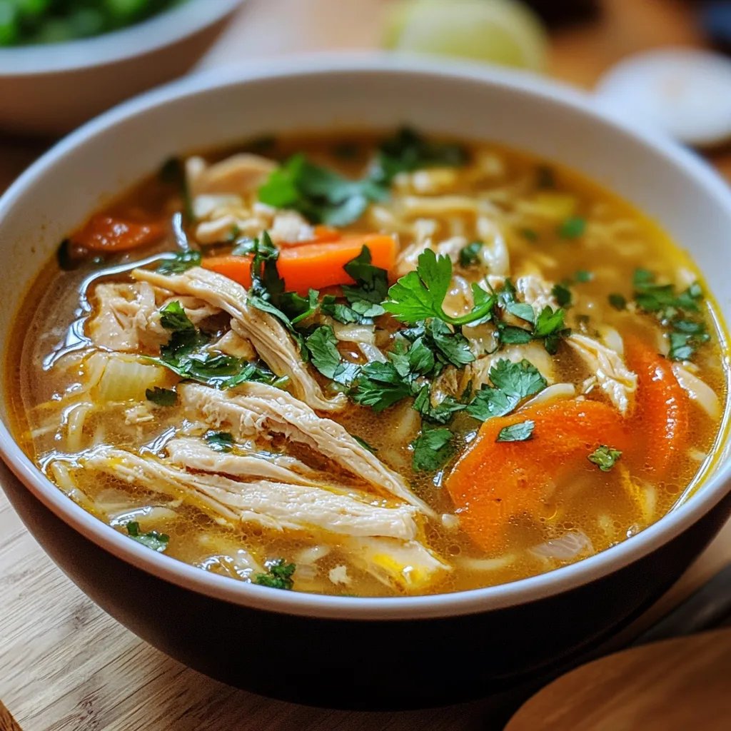 Spicy Chicken Noodle Soup