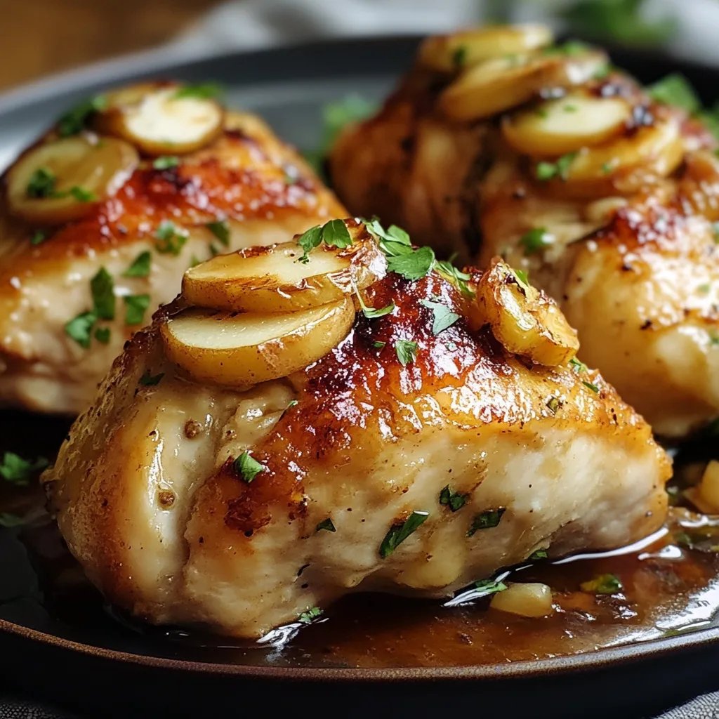 Apple and Brie Stuffed Chicken
