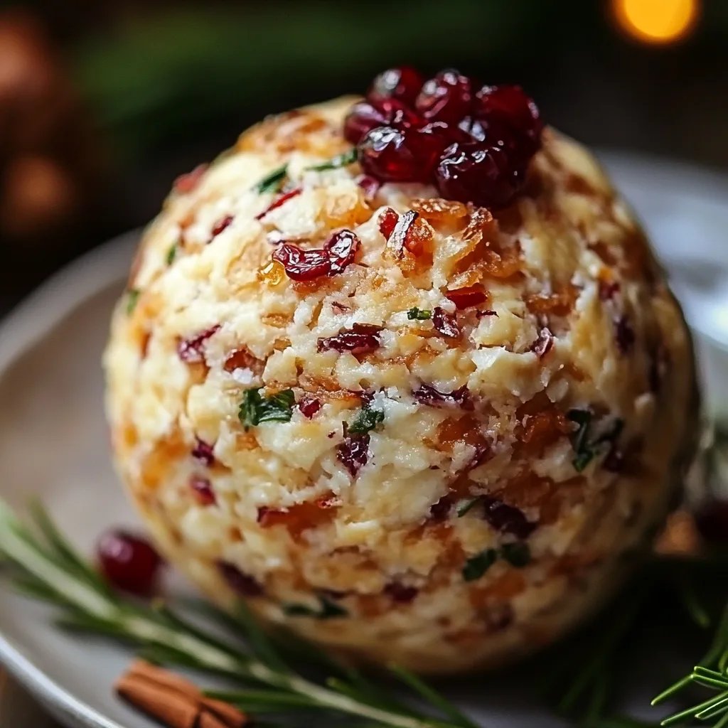 Cheddar Cranberry Cheese Ball