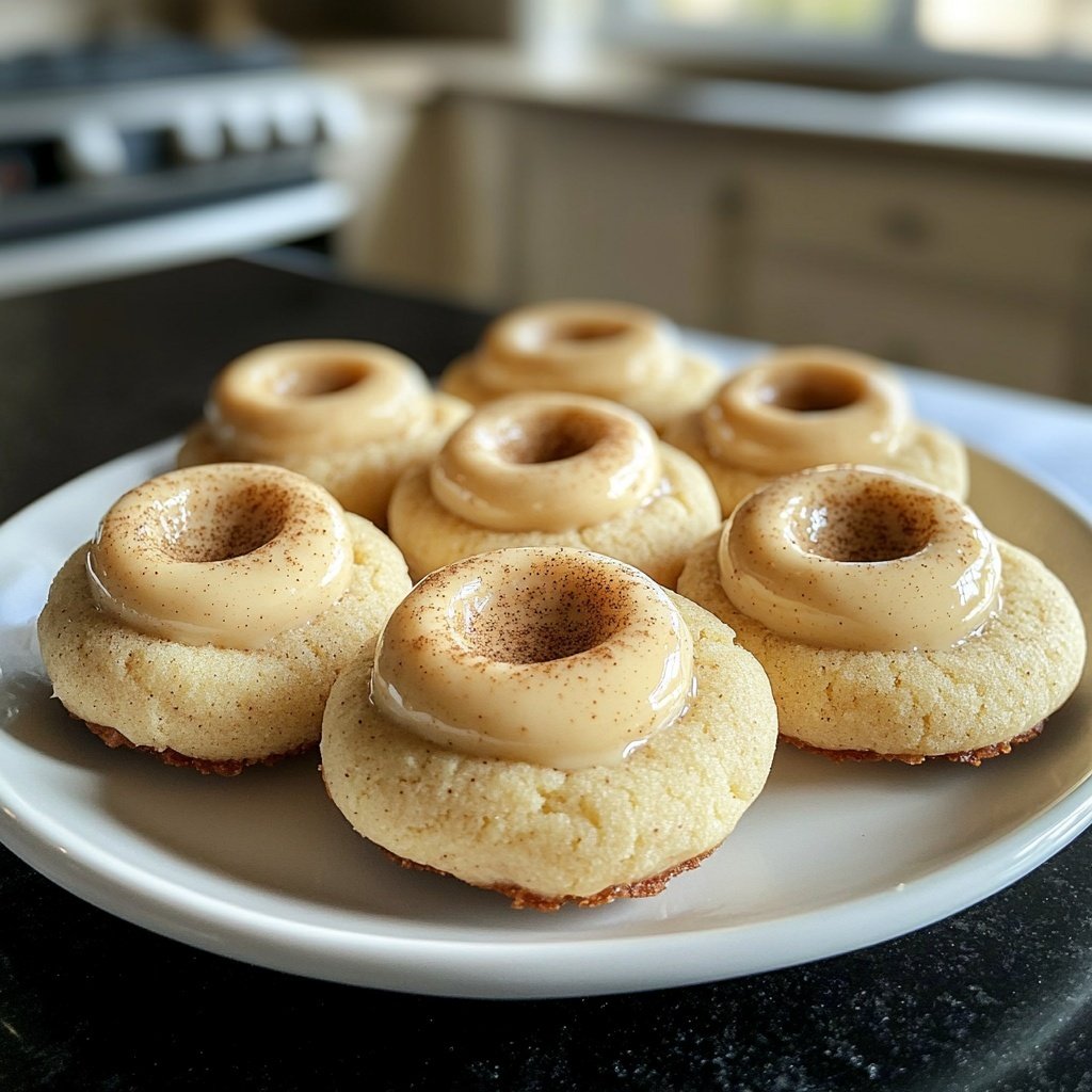 Eggnog Thumbprint Cookies