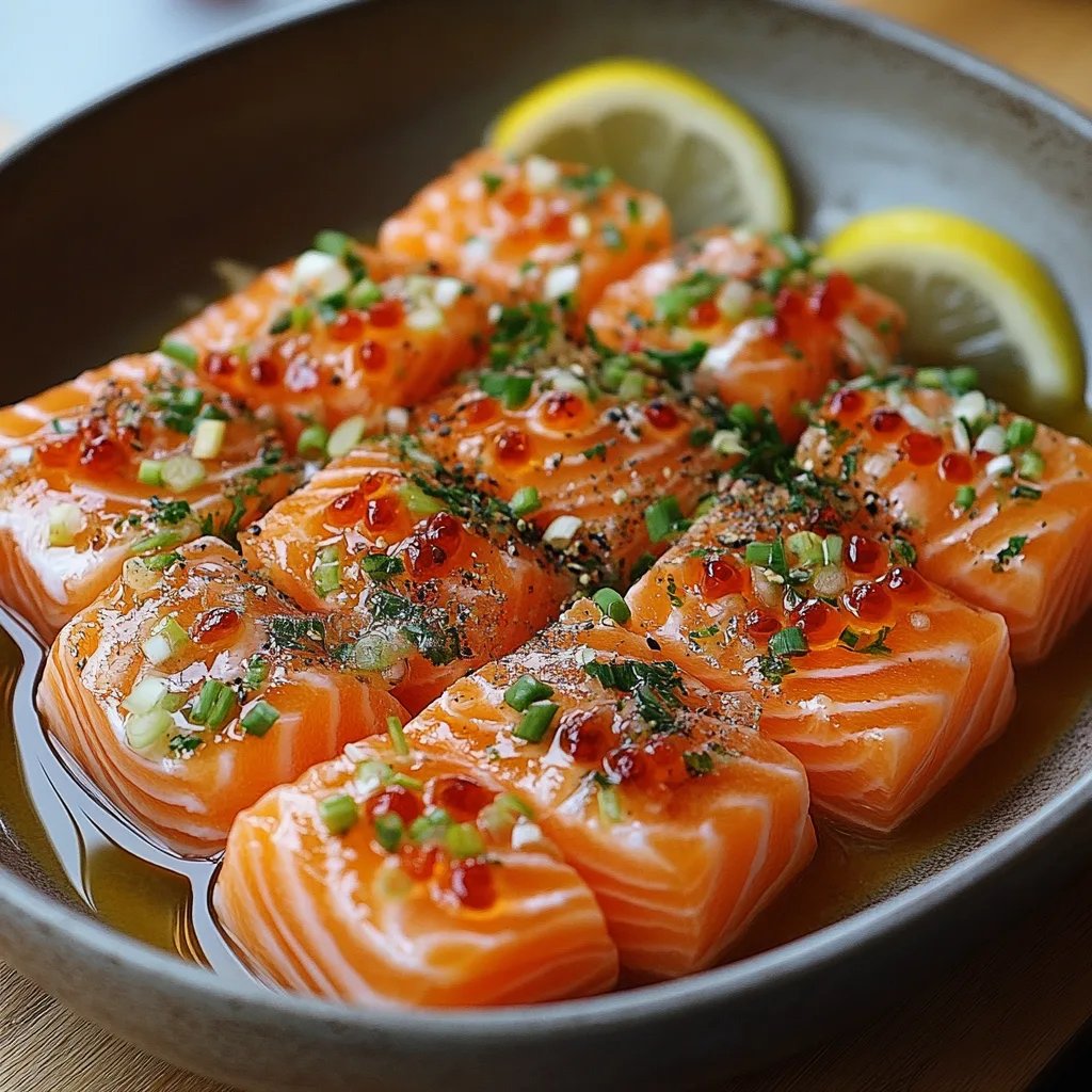 Salmon Crudo w/ Citrus Soy Dressing: An Incredible Ultimate Recipe
