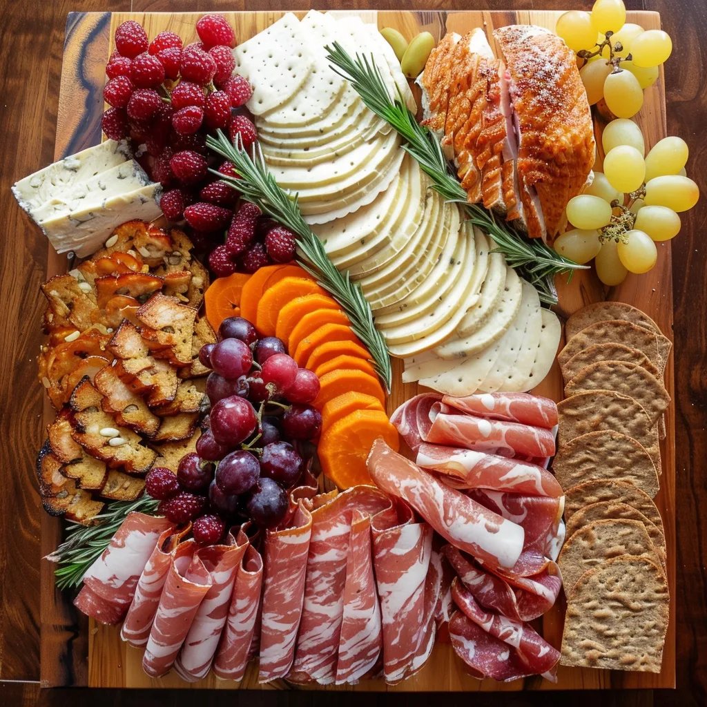 Thanksgiving Turkey Charcuterie Board
