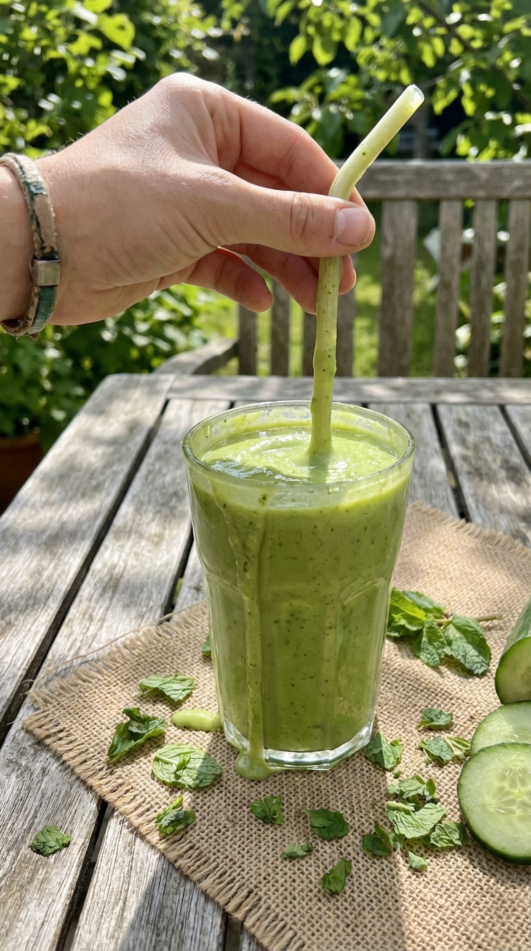 Refreshing Cucumber Avocado Smoothie