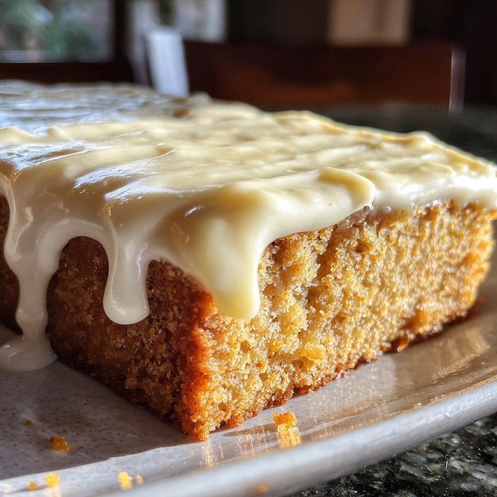Vanilla Bean Sheet Cake with Cream Cheese Frosting