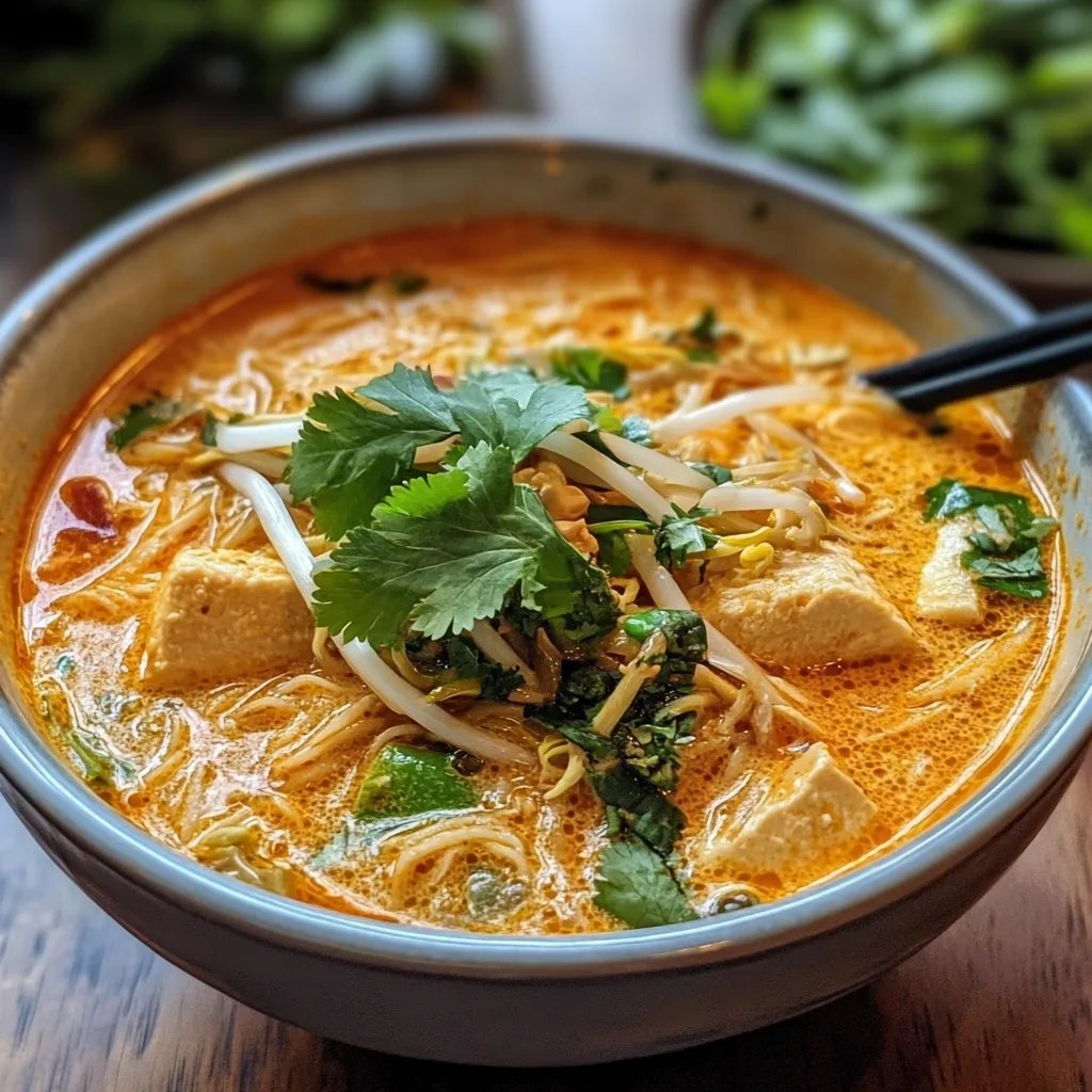 Thai Red Curry Noodle Soup