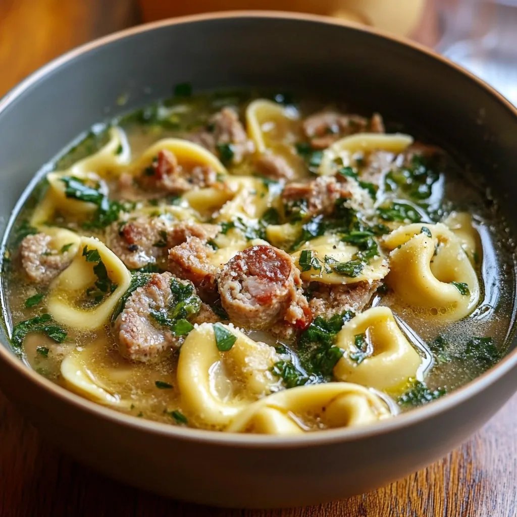 Autumn Tortellini Soup w/ Sausage: An Incredible Ultimate Recipe