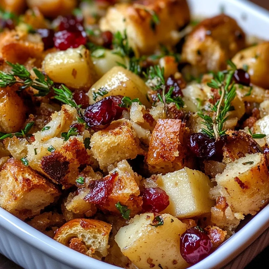 Apple Cranberry Stuffing