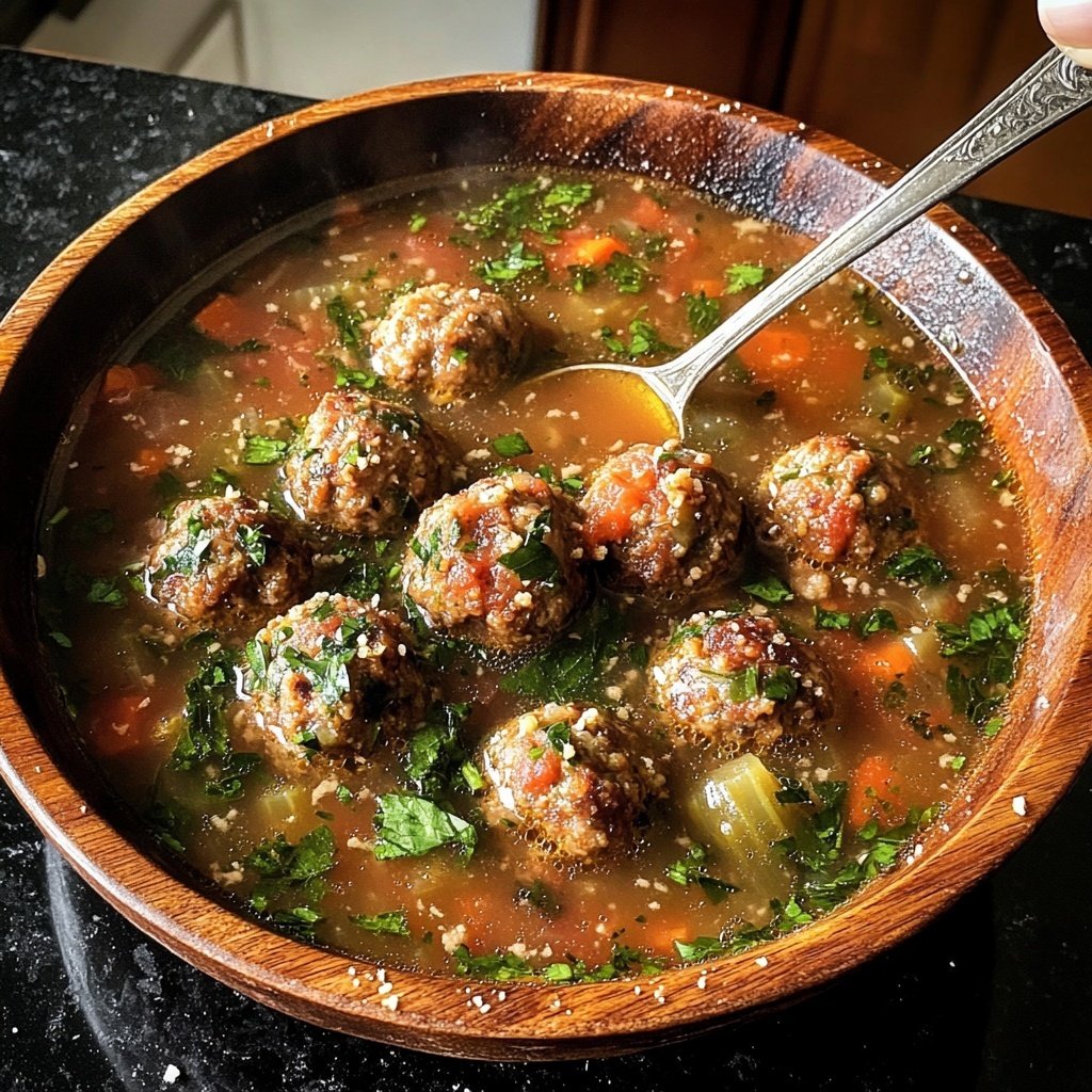 Italian Meatball Soup