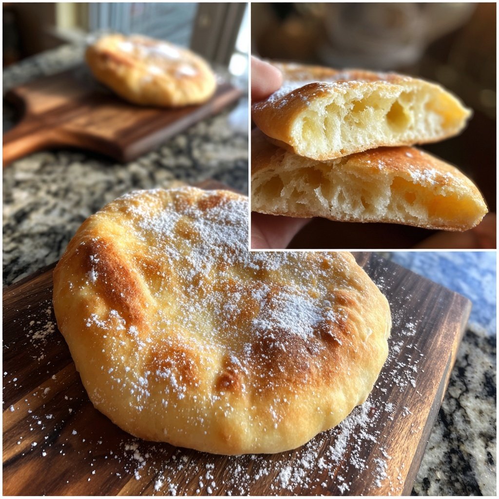 Homemade Pita Bread Fluffy