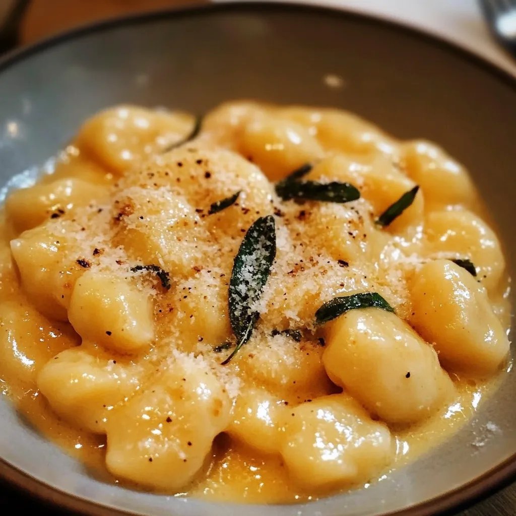 Creamy Pumpkin Gnocchi