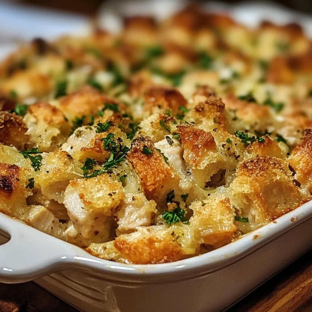 Dolly's Chicken and Stuffing Casserole
