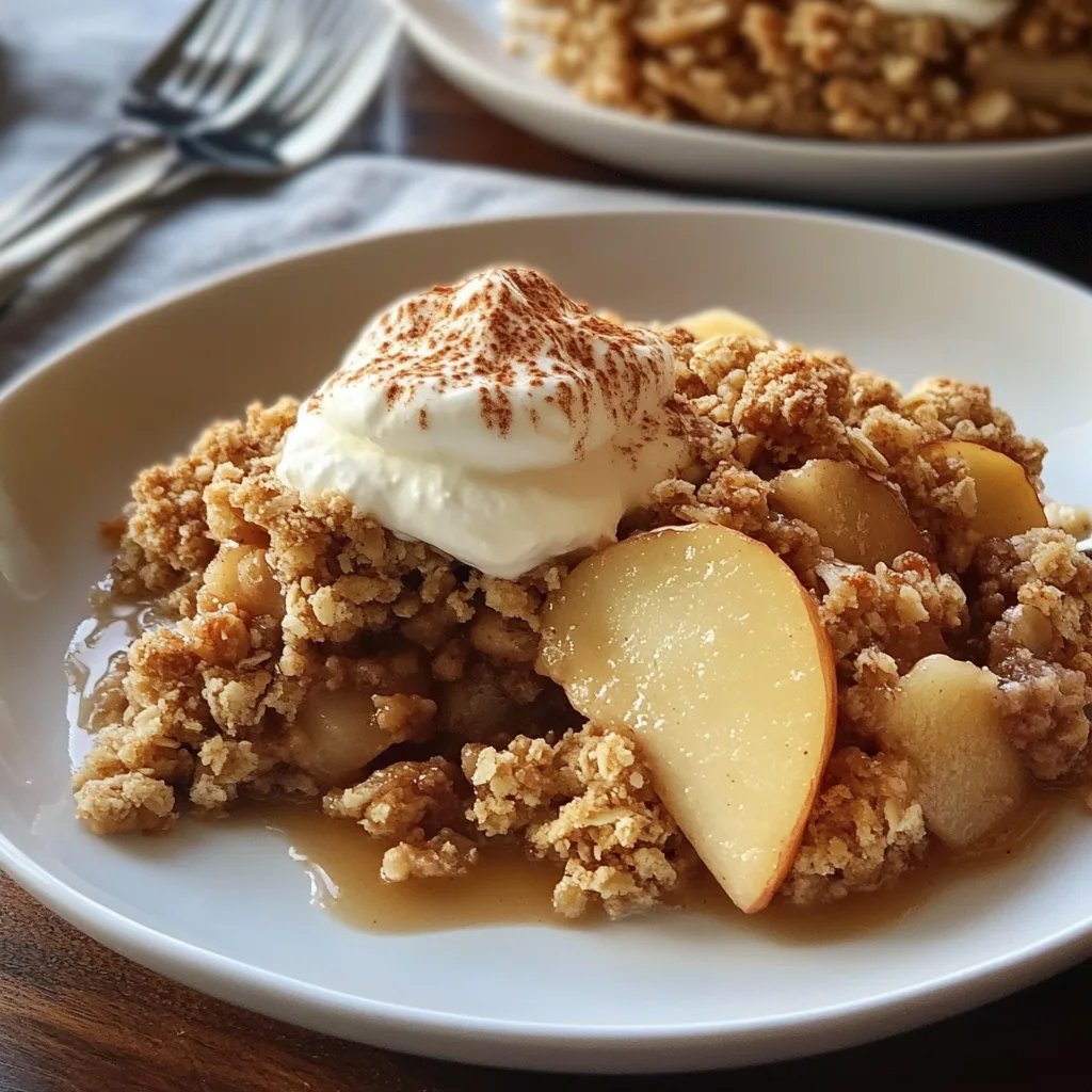 Easy Apple Crisp w/ Oats Topping: An Incredible Ultimate Recipe