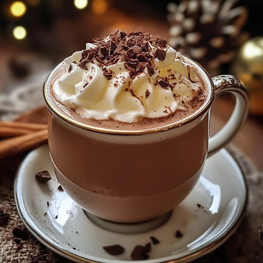 Cozy French Hot Chocolate Bliss