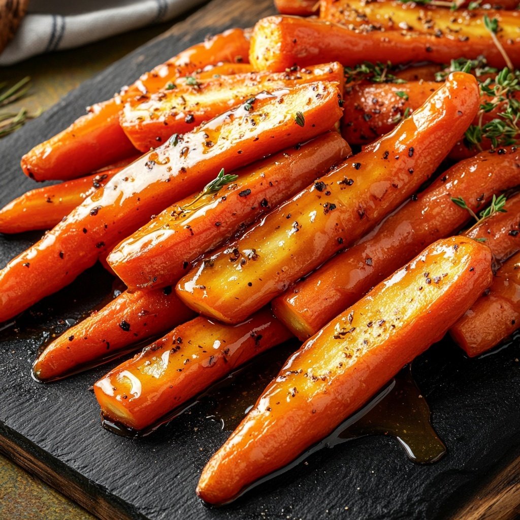 Honey Glazed Carrots with Fresh Thyme