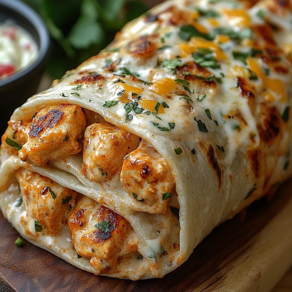 <p>Spicy Cheesy Garlic Chicken Wraps: An Incredible Ultimate Recipe</p>