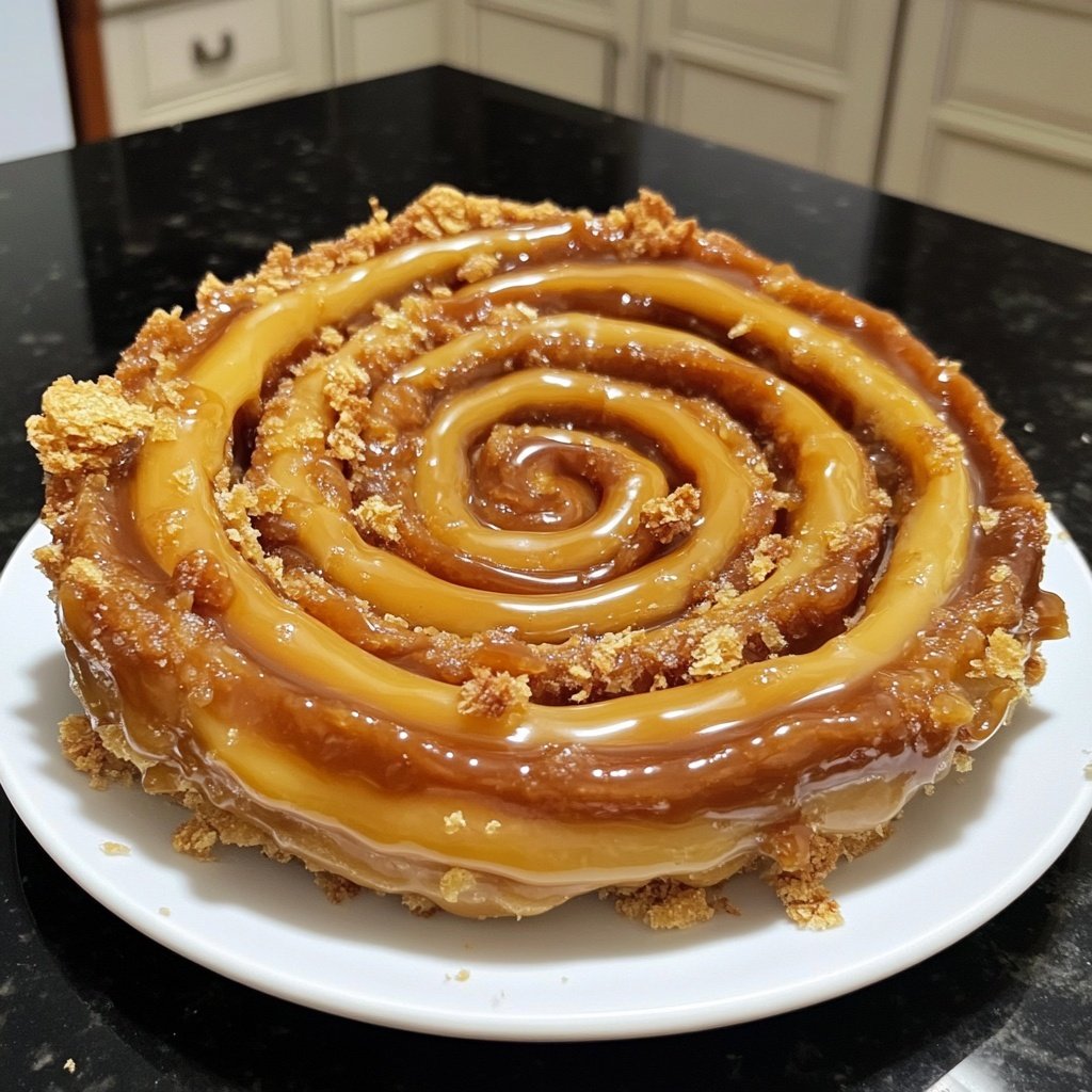 Caramel Nougat Schnecken