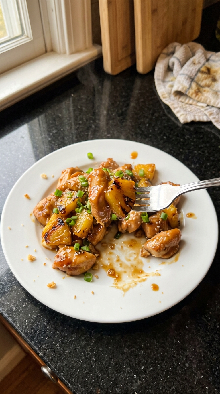 Tangy Pineapple Chicken Stir Fry