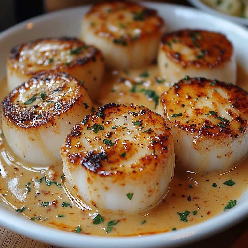 Seared Scallops with Spicy Cajun Cream Sauce: An Incredible 7-Step Recipe