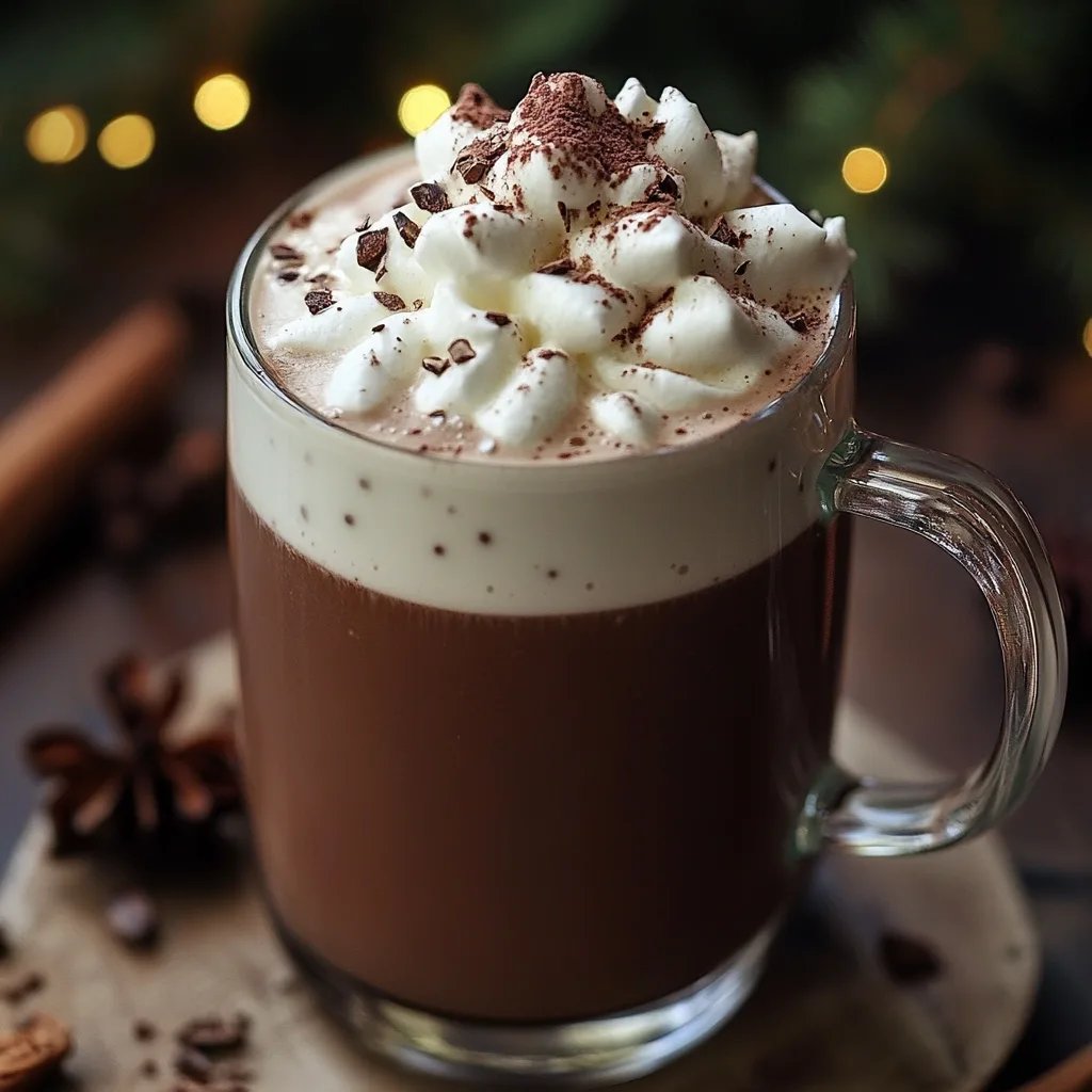 White Pepper & Nutmeg Spiced Hot Chocolate