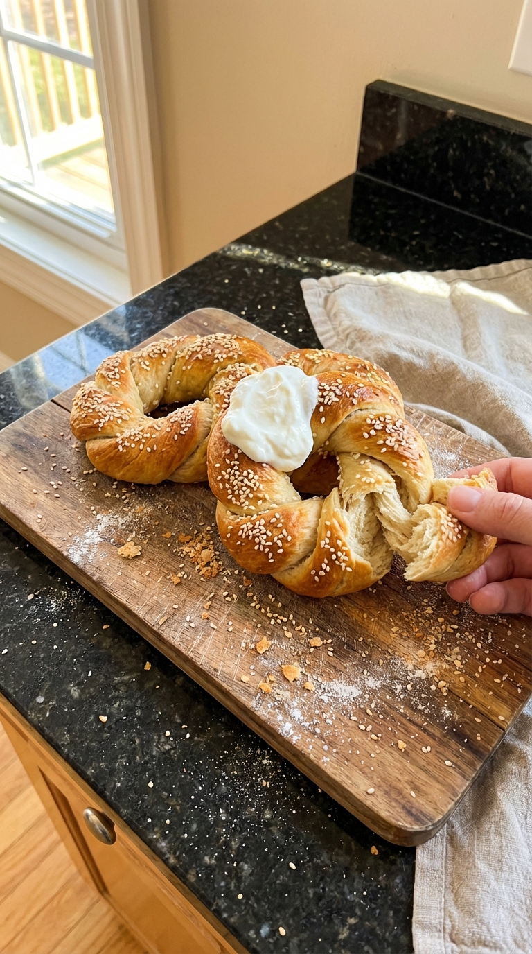Greek Yogurt Protein Bagel Twists