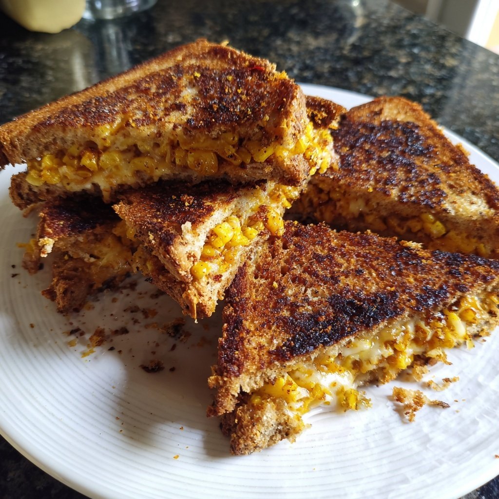 Masala Corn Toasties Spiced Indian