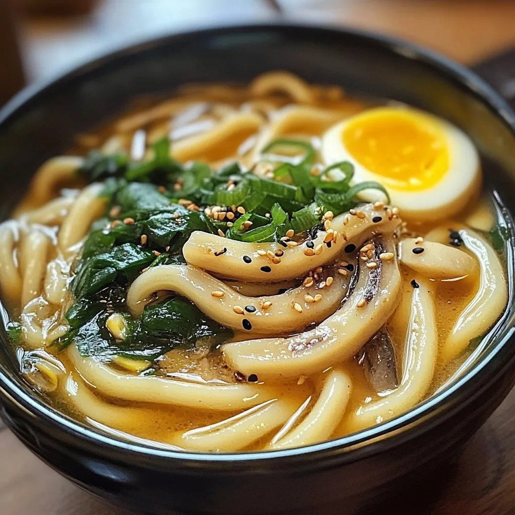 Quick One Pot Miso Udon