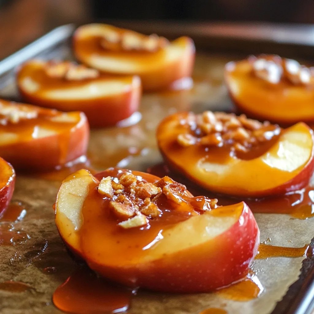 Caramel Apple Slices