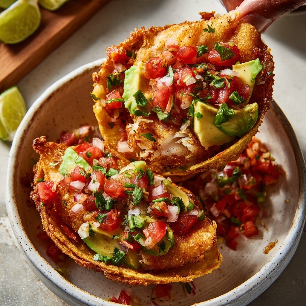Air Fryer Fish Taco Bowls