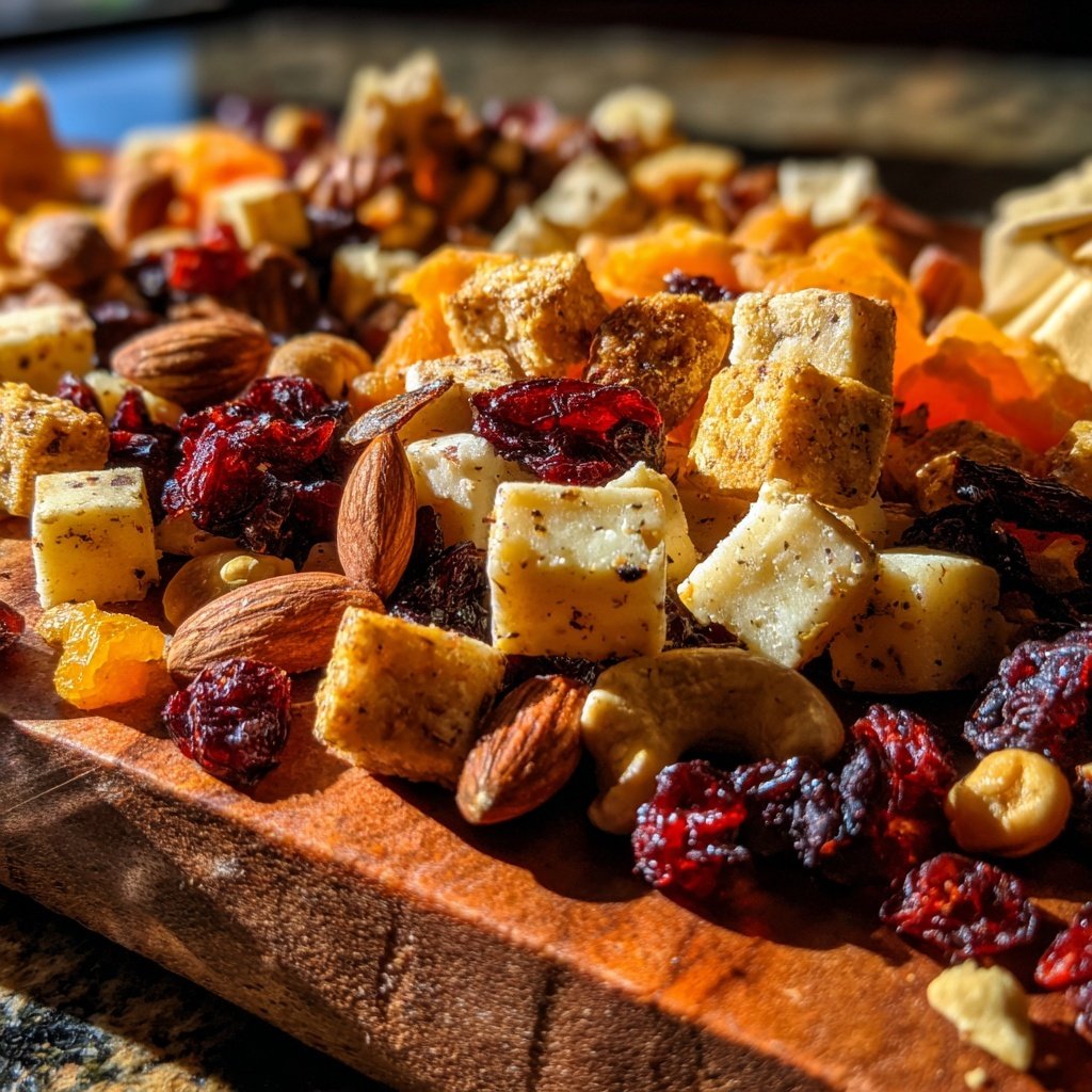 Holiday Charcuterie with Nuts and Dried