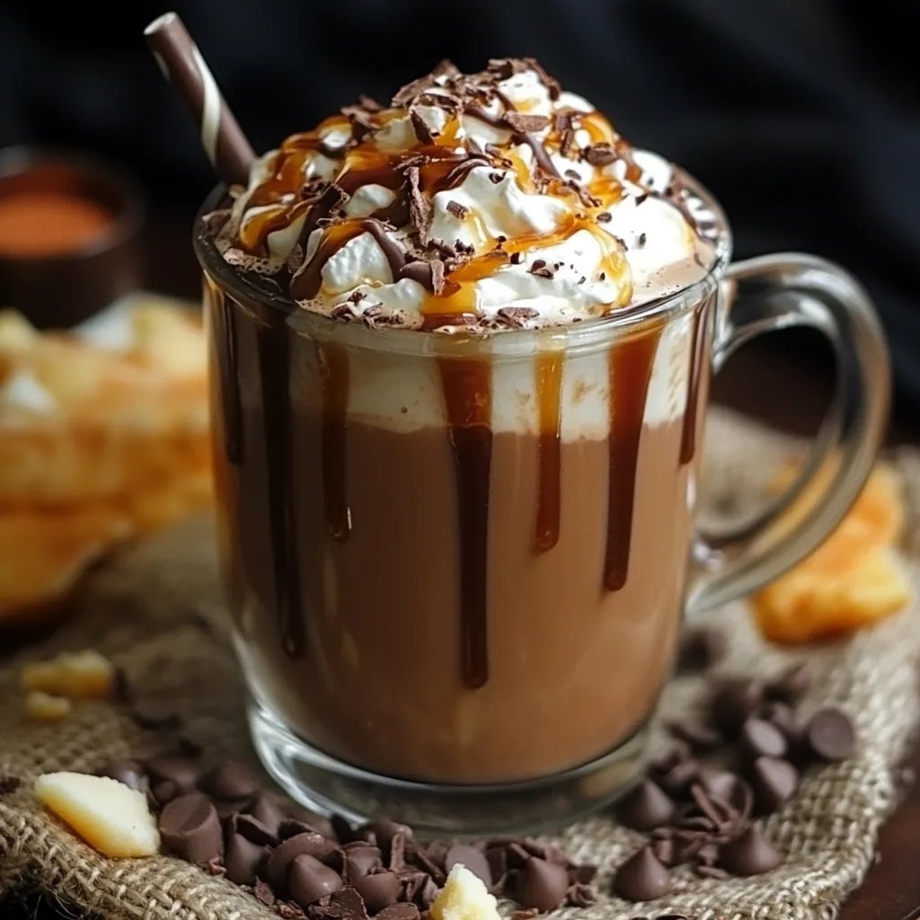 Salted Caramel Hot Chocolate