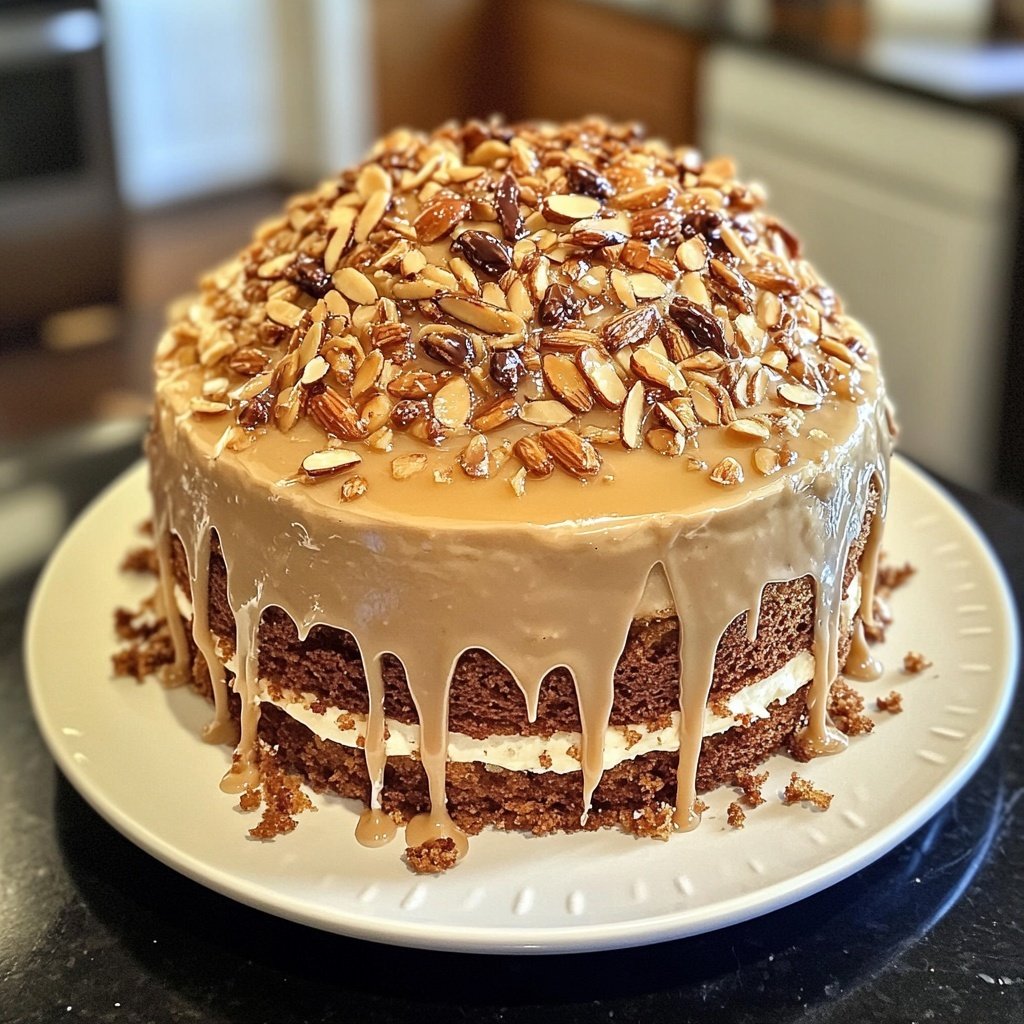 Capricorn Almond Praline Cake