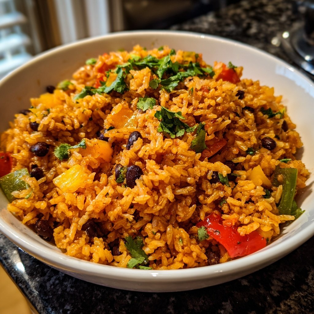 Mexican Red Rice Skillet Dish
