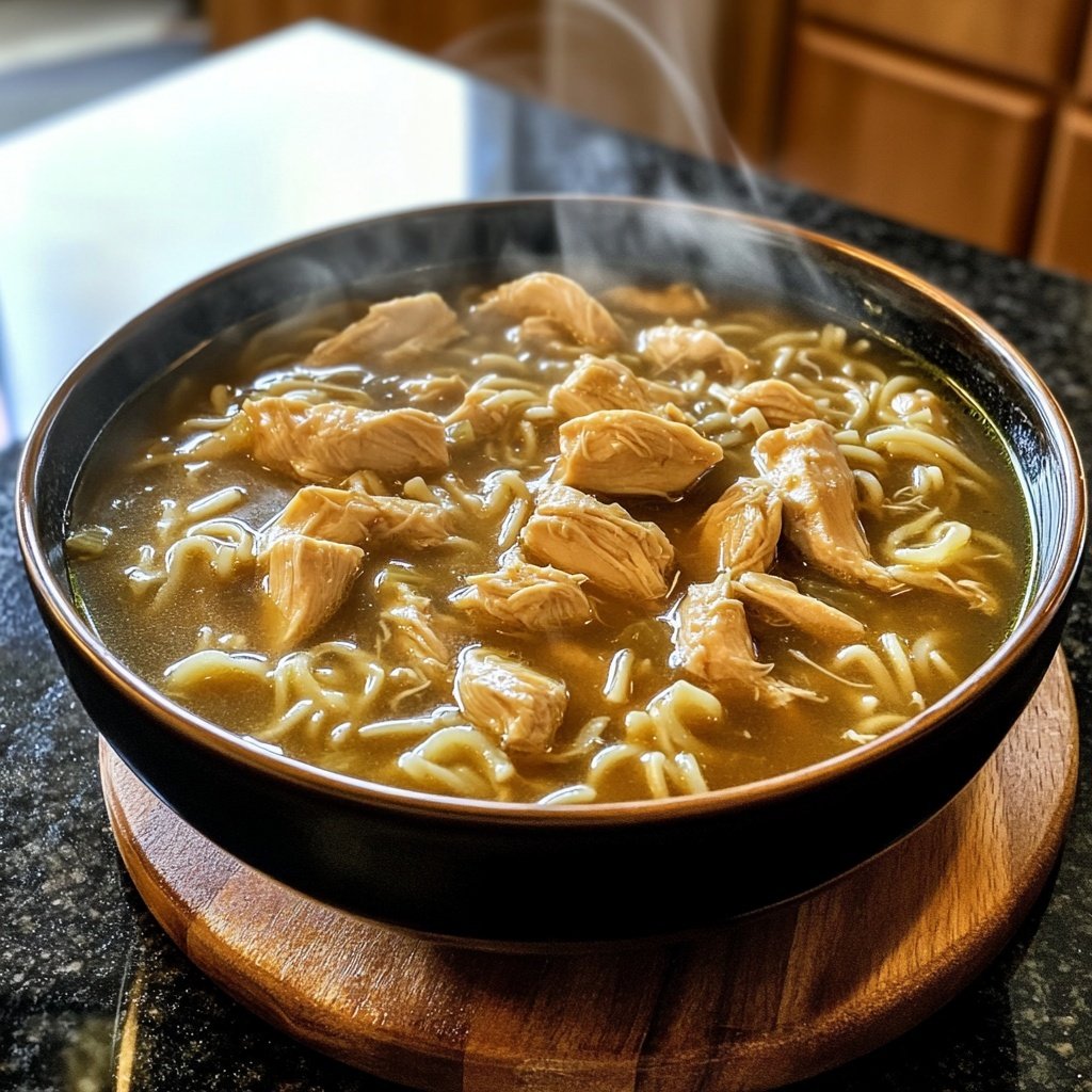 Ginger Chicken Noodle Soup