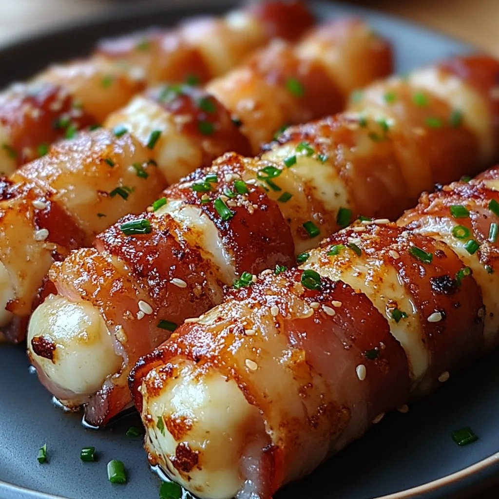Cheesy Bacon-Wrapped Mozzarella Sticks: An Incredible Ultimate Recipe