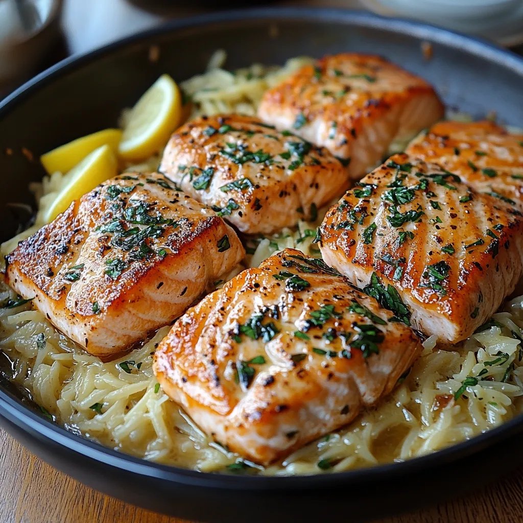 Salmon with Lemon Orzo: An Incredible Ultimate Recipe