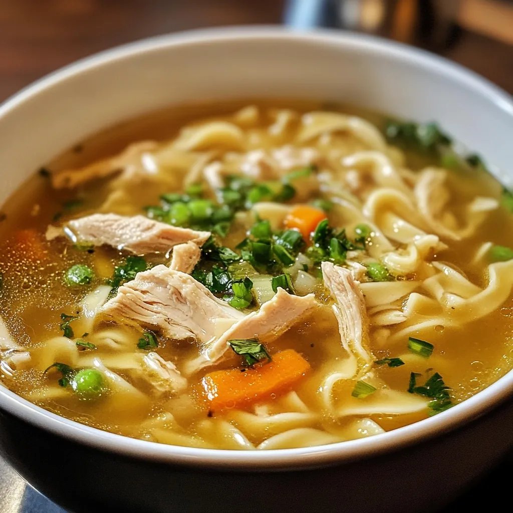 Flu-Fighting Chicken Noodle Soup