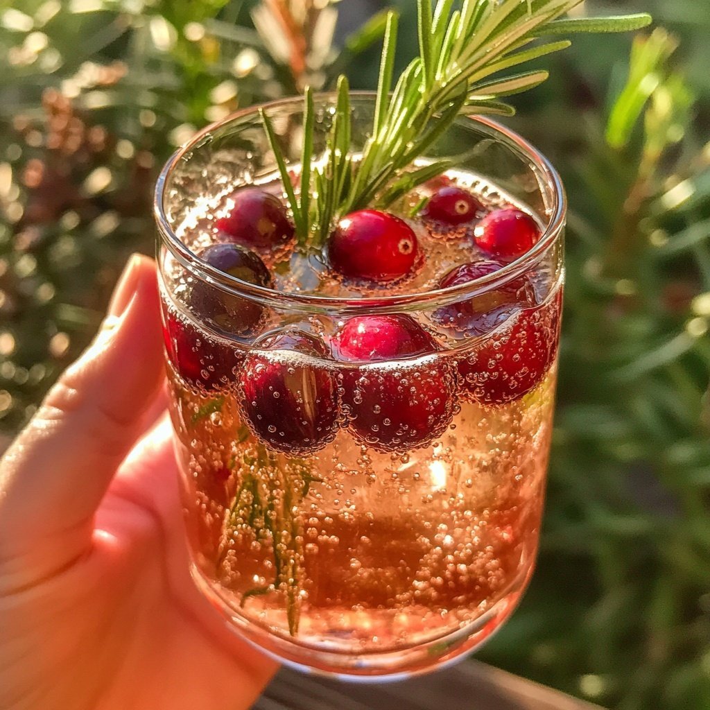 Holiday Cocktail Spiced Cranberry Paloma