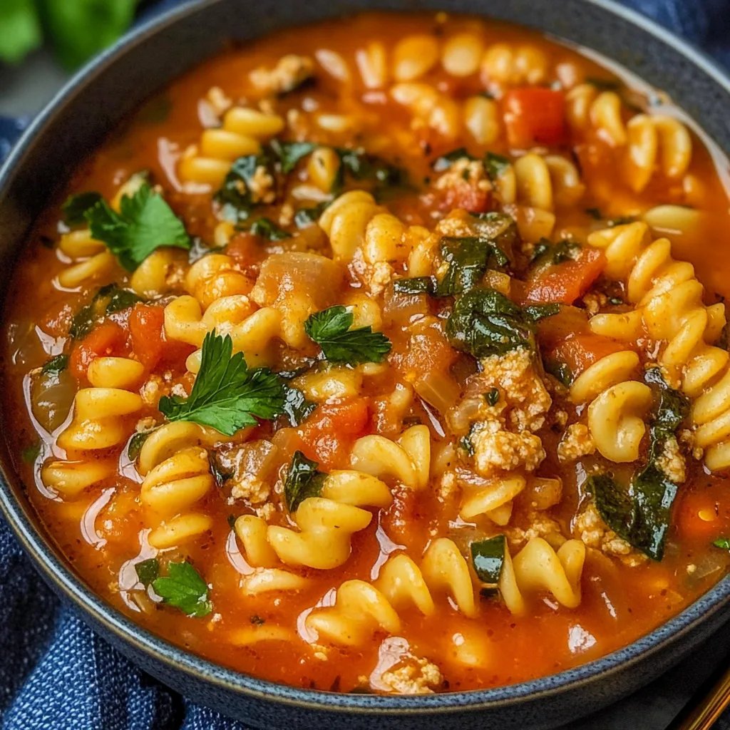 Vegan Lasagna Soup