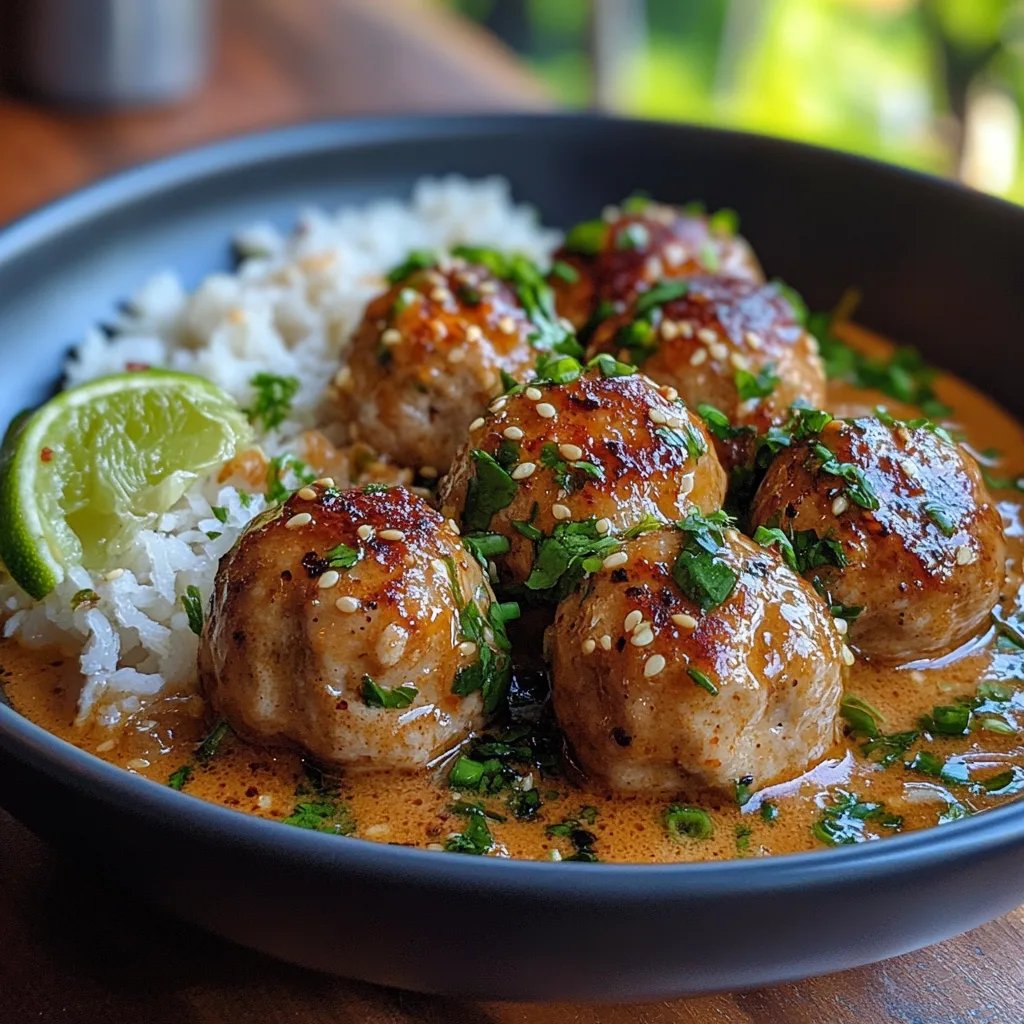 Thai Chicken Meatballs with Peanut Sauce: An Incredible Ultimate Recipe