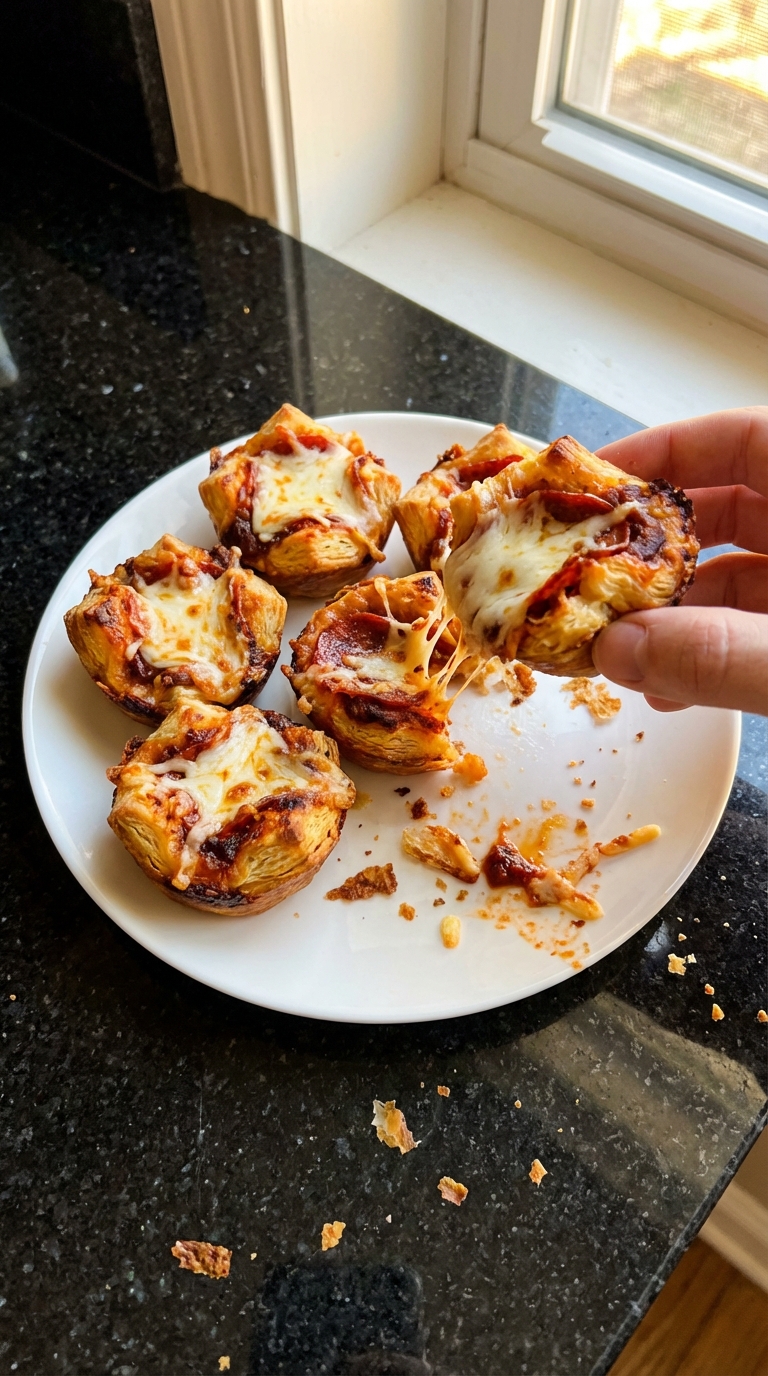 Sourdough Croissant Pizza Bites