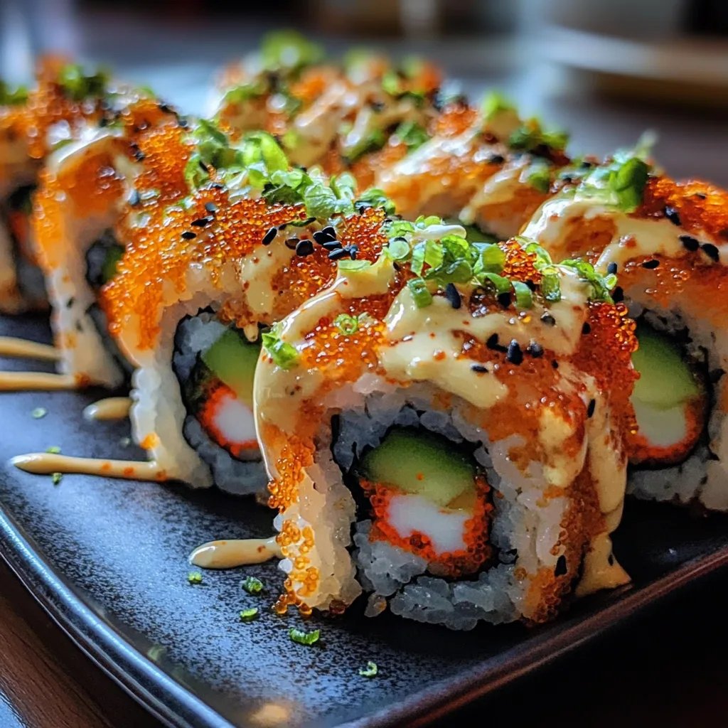 Spicy Volcano Roll Recipe